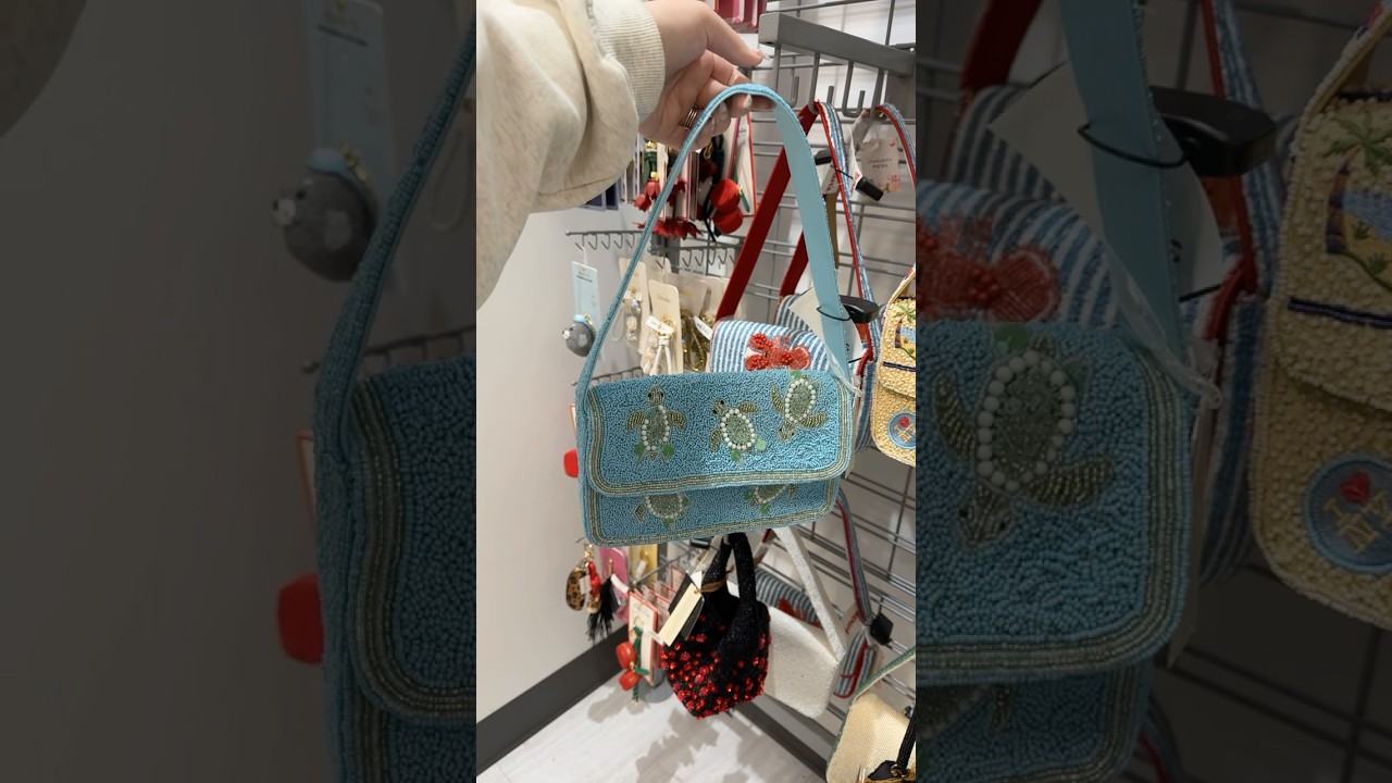 @tjmaxx #tjmaxx #tjmaxxfinds #shoppingvlog #shopping #shopwithme #handbags #beadedbag #accessories
