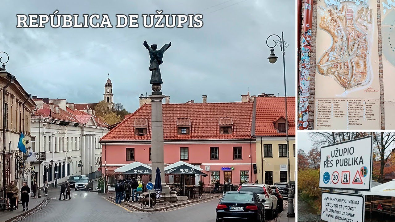 UZUPIS, el barrio de VILNIUS que se convirti&oacute; en una REP&Uacute;BLICA Independiente / LITUANIA 🇱🇹