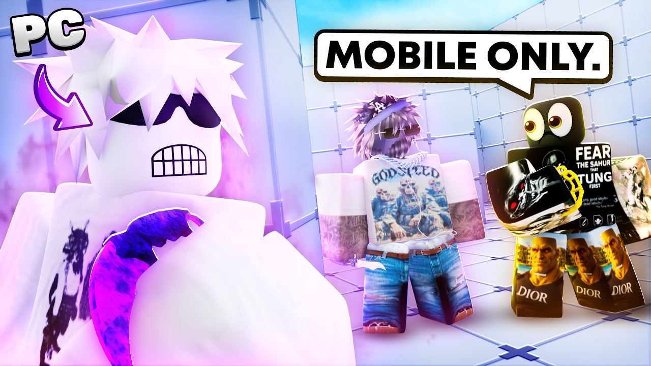 I Snuck Into A MOBILE ONLY Knife Clan