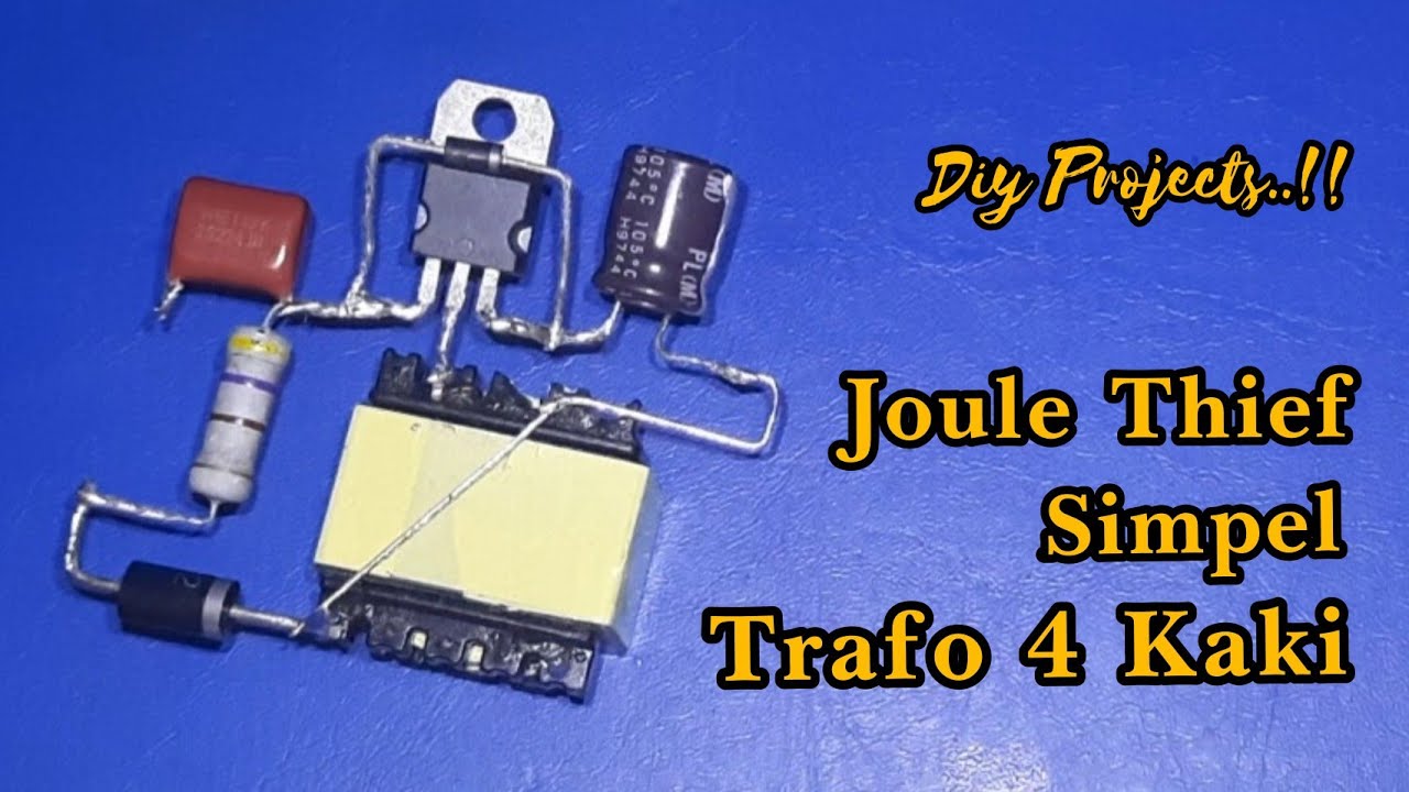 Diy Projects  |  Joule Thief Simpel Trafo 4 Kaki
