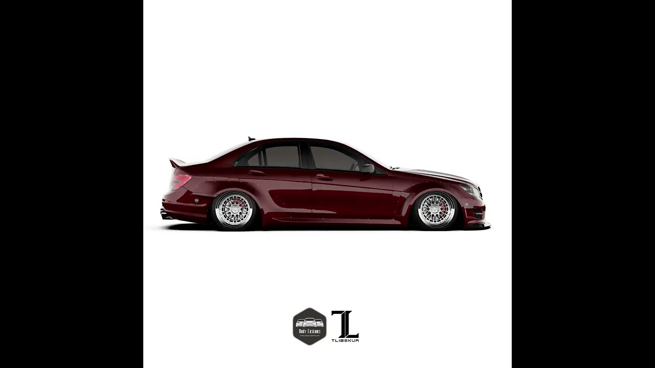 Mercedes-Benz W204 Limo. Widebody kit. Tlibekua Design
