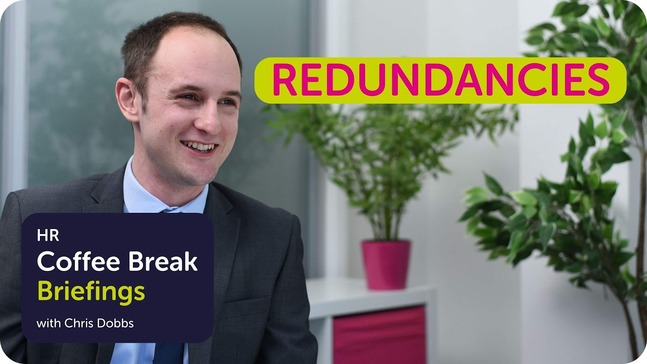 HR Coffee Break Briefing: Redundancy