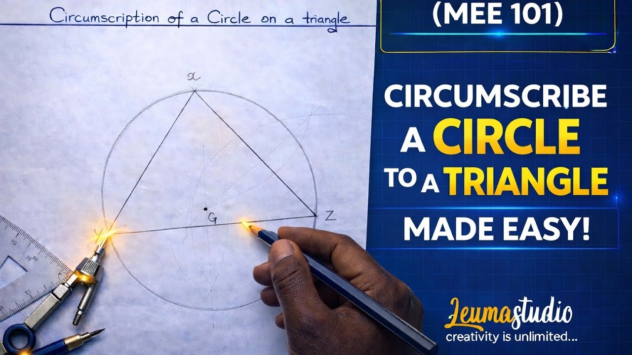 Circumscribe a Circle to a Triangle