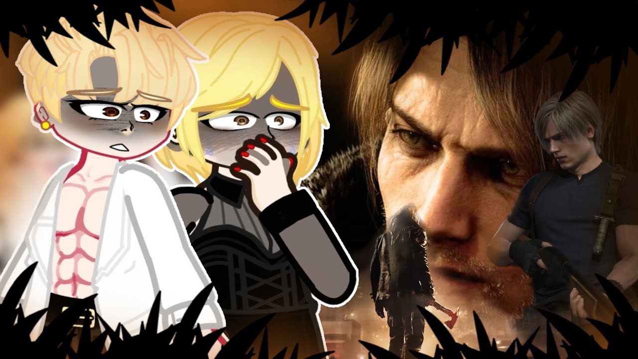 🇺🇸/🇧🇷NTR Why Are You Getting Out From There React MC as Leon Kennedy - Gacha React