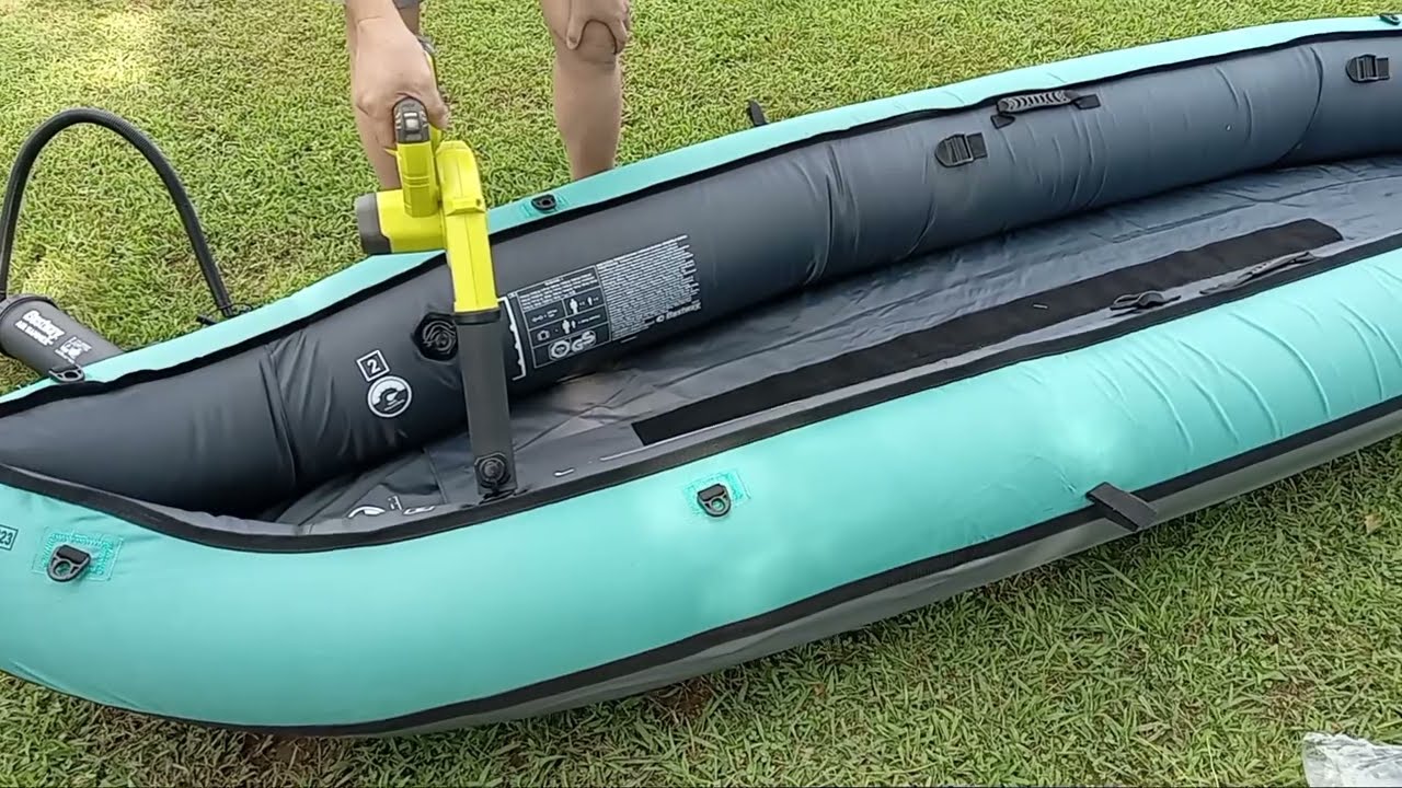 Testing out the Hydro-Force Ventura Elite 2-seater Inflatable kayak