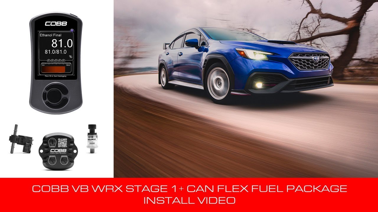 COBB Tuning - Subaru VB WRX COBB Stage 1+ CAN Flex Fuel Install