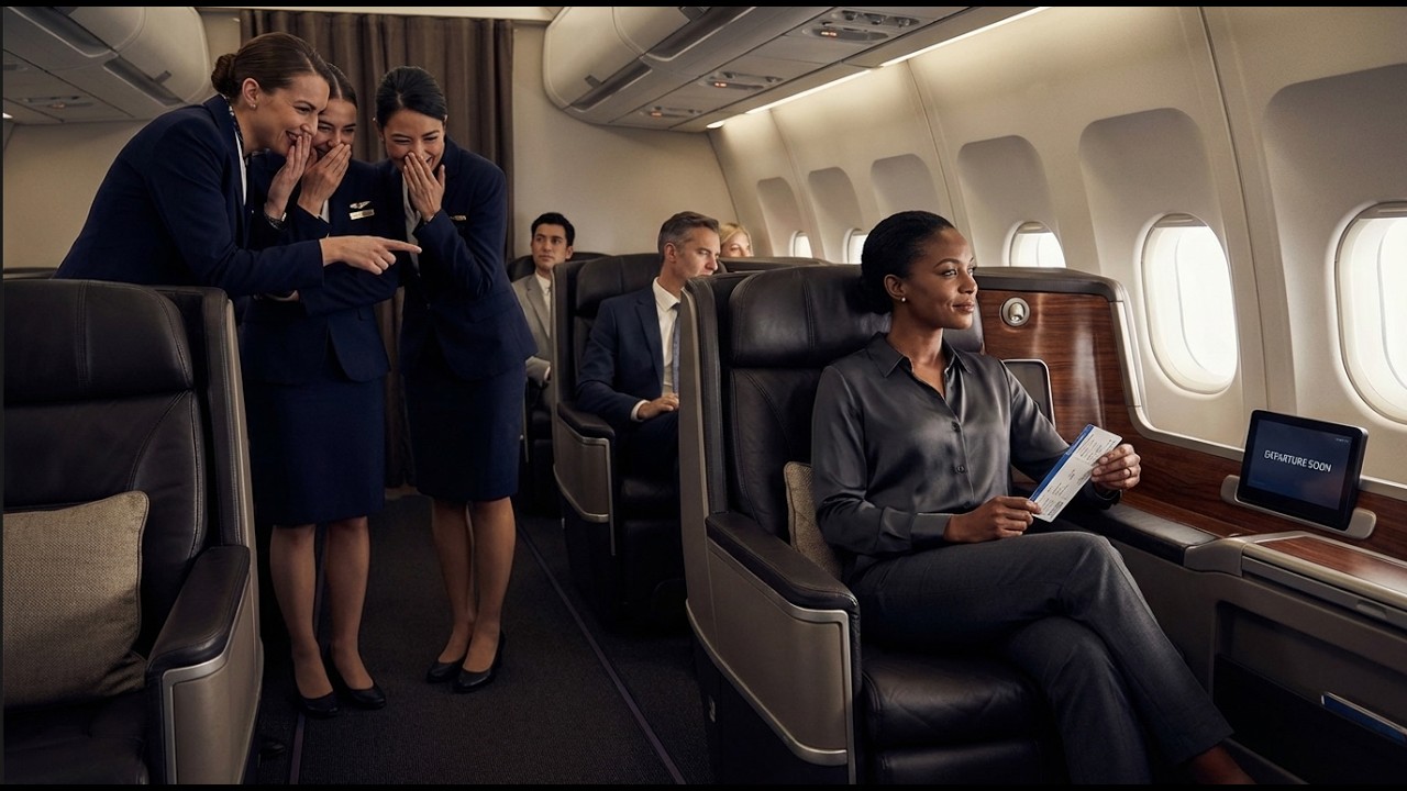 Airline Staff Laughed at Black Woman in First Class — Pilot Came Out and Everyone Went Silent