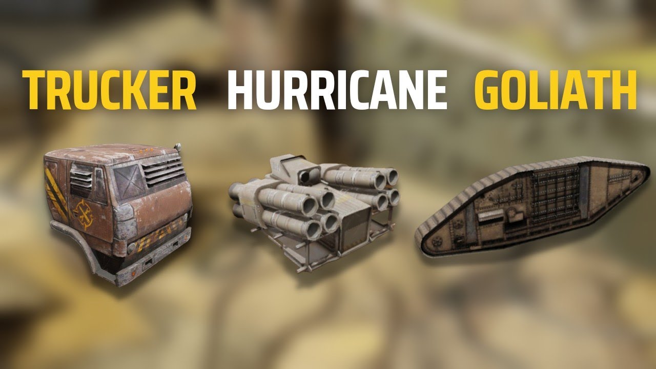 Trucker + Hurricane + Goliath • Crossout Mobile
