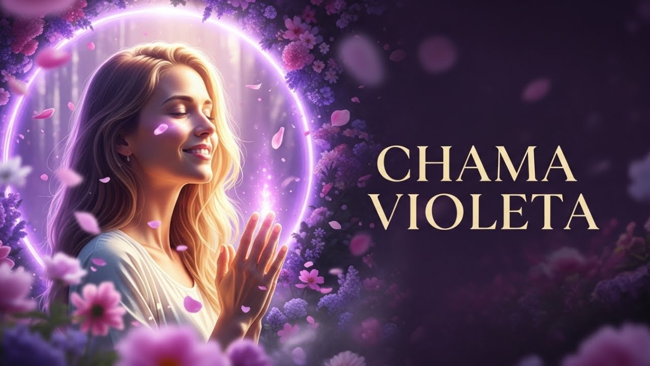 Canção da CHAMA VIOLETA✨O Despertar da Nova Terra—Mantra de Transmutação, Cura e Ascensão Espiritual