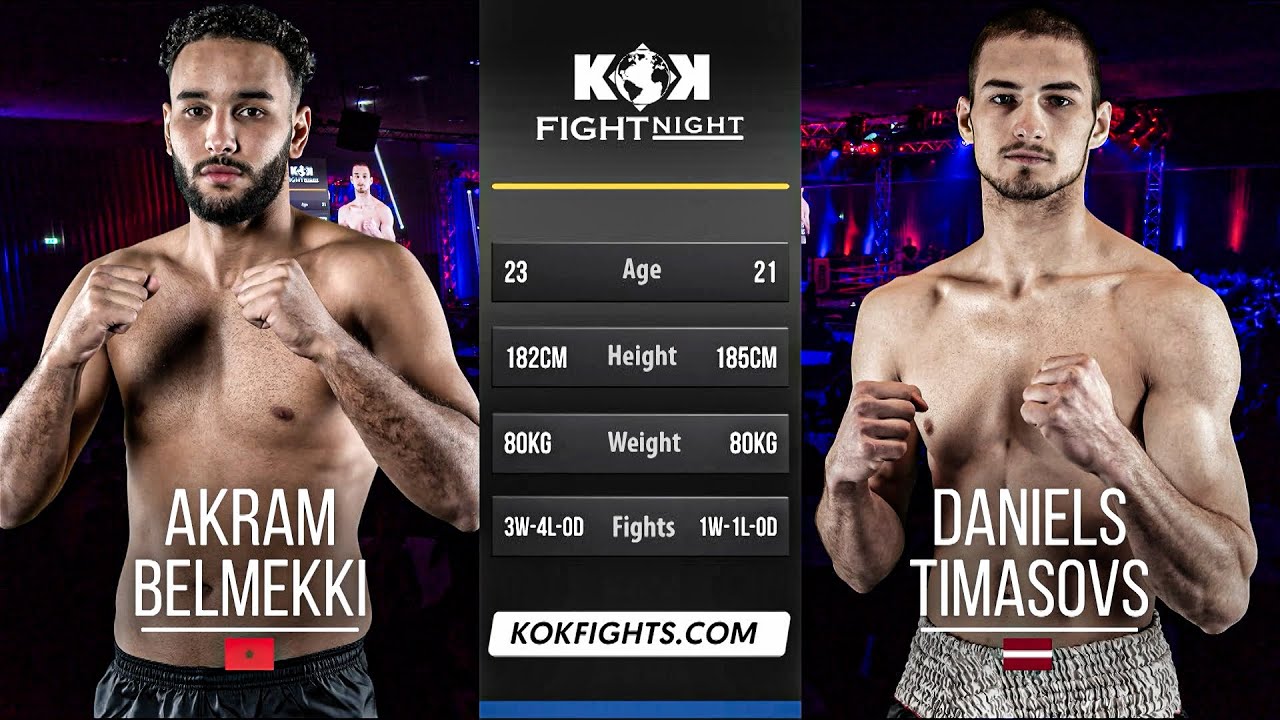 Body Shot TKO! Akram Belmekki vs Daniels Timasovs | KOK Free Fight