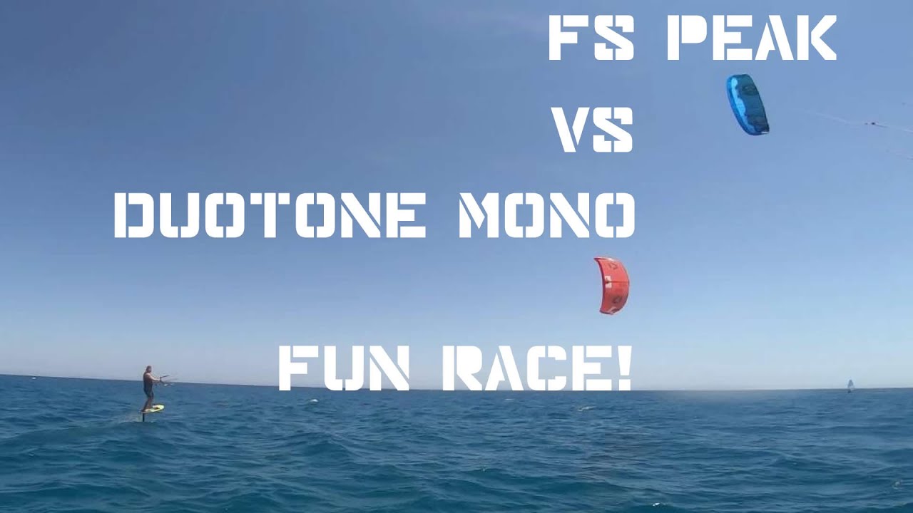 FS Peak vs DUOTONE Mono #funrace #kitefoil