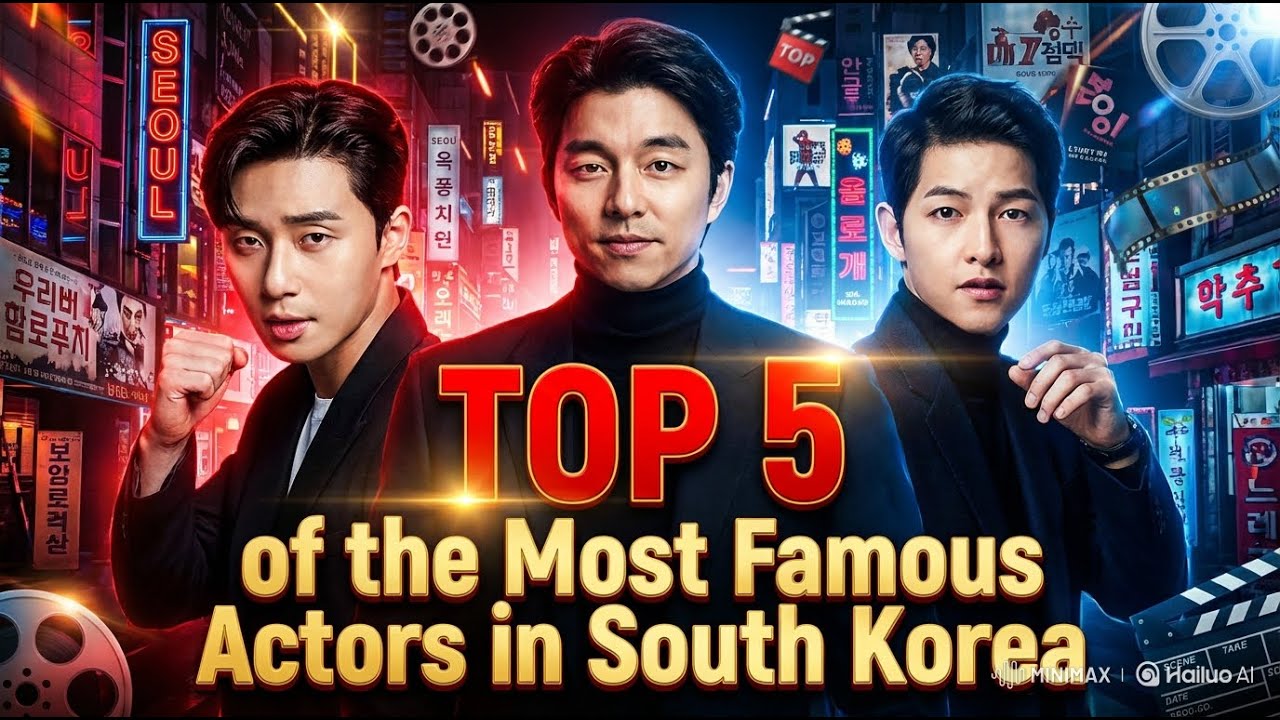 TOP 5 of the Most Famous Actors in South Korea