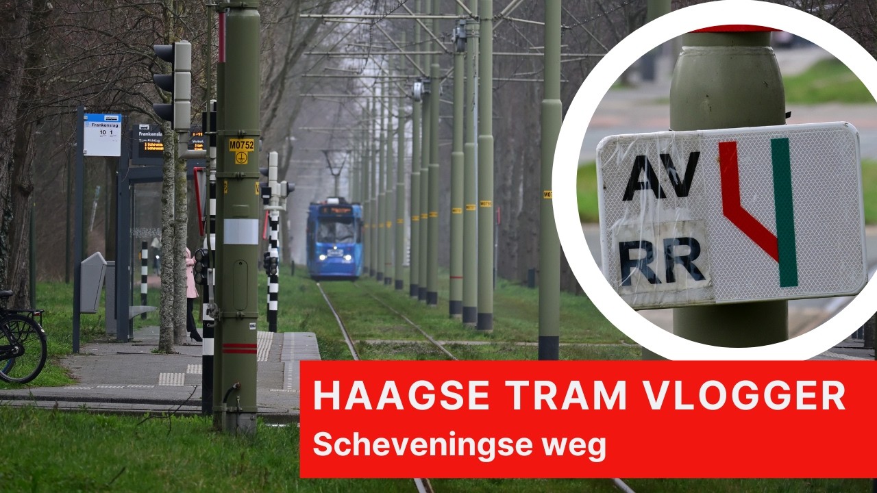 GTL8 langs Scheveningseweg /  maart 2026. / historische beelden Promenadehotel voor WO II