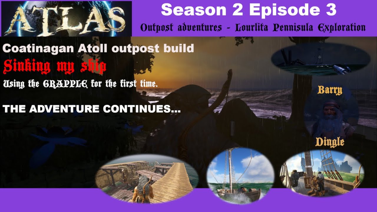 ATLAS - s2e3 - BIG MISTAKES - New Speed Sloop Launched - EXPLORATION & Goodtimes!!!!