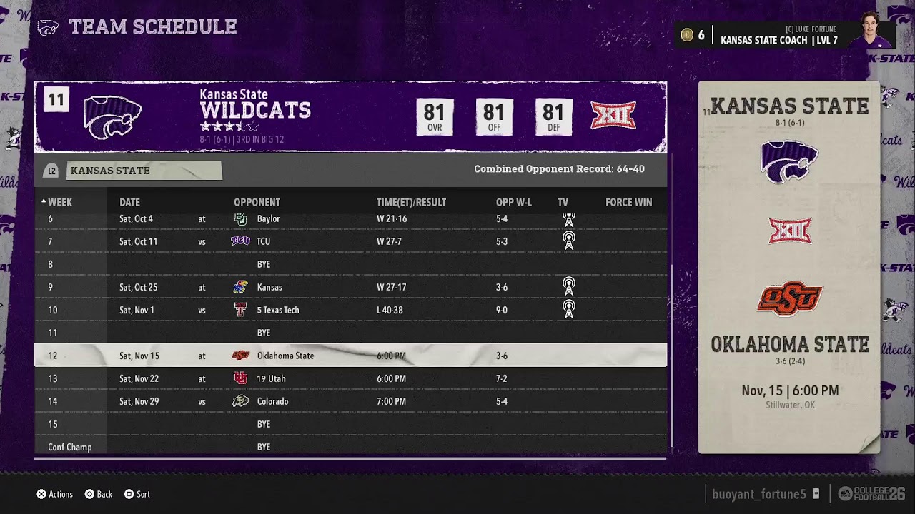 College football 26 DYNASTY MODE episode: 9 