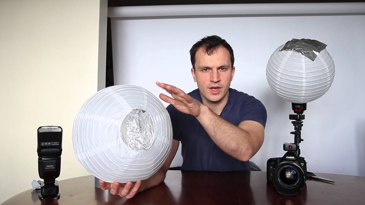 Flashgun speedlite lampshade mod