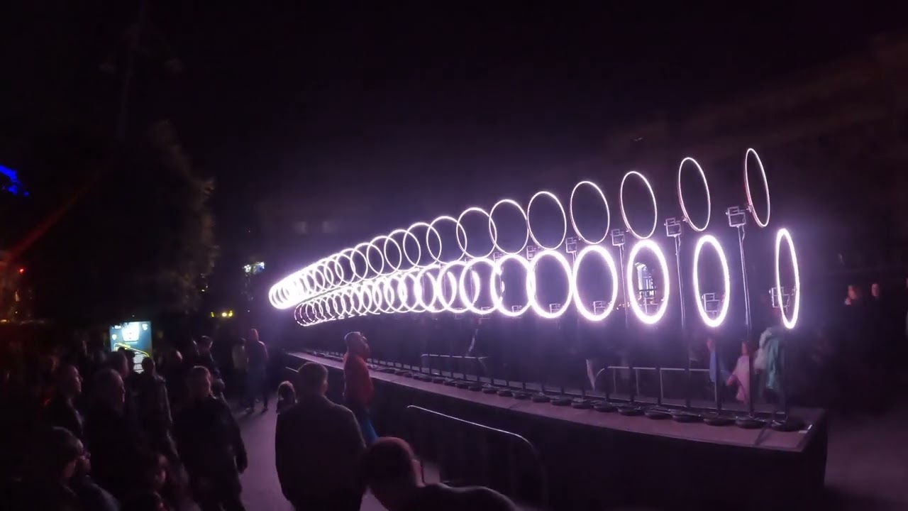 Bucharest Light Festival 2025 | Magical Night in Romania’s Capital ✨