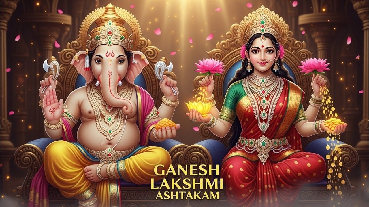 GANESH LAKSHMI ASHTAKAM | Divine Wealth, Wisdom & Prosperity Mantra