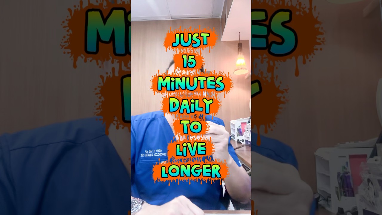 Protect Your Heart and Live Longer With This daily 15-minute routine. #docgerrytan #endocrinologist