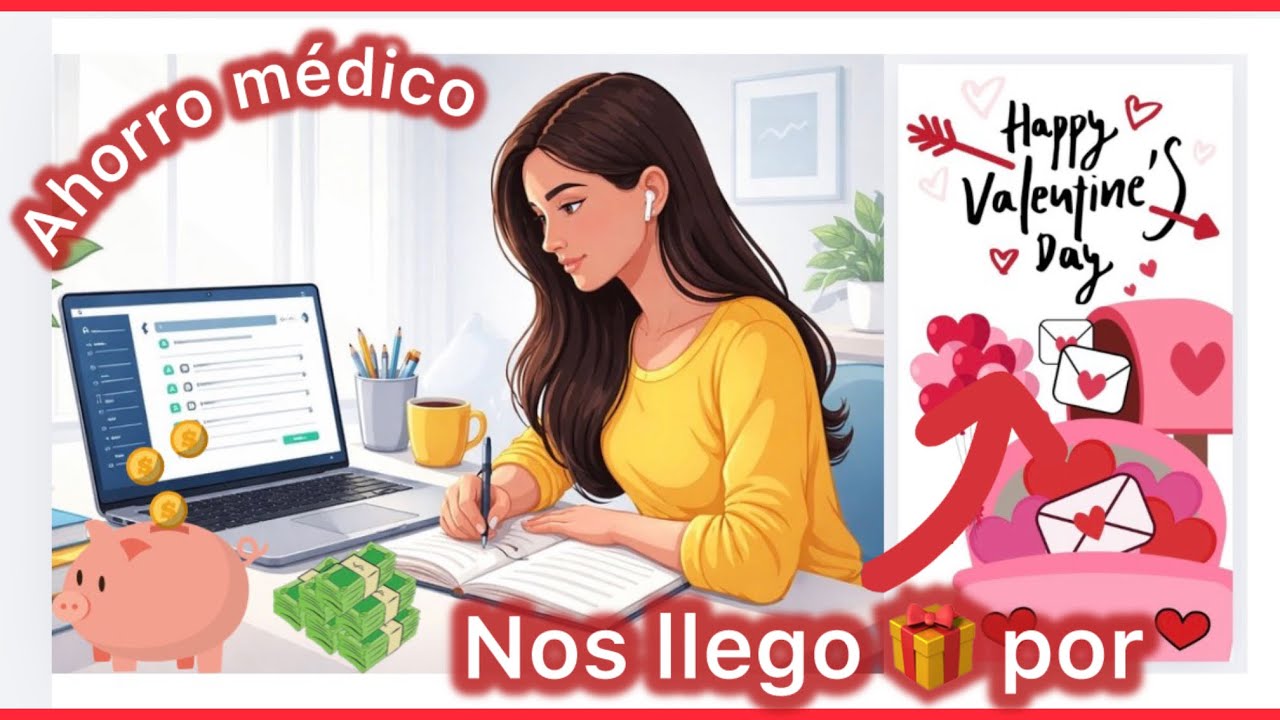 ✅AHORRO MÉDICO 💵/ INTERCAMBIO DE 🎁 POR SAN VALENTÍN #ahorros #sanvalentin #amistad #ahorrochallenge 