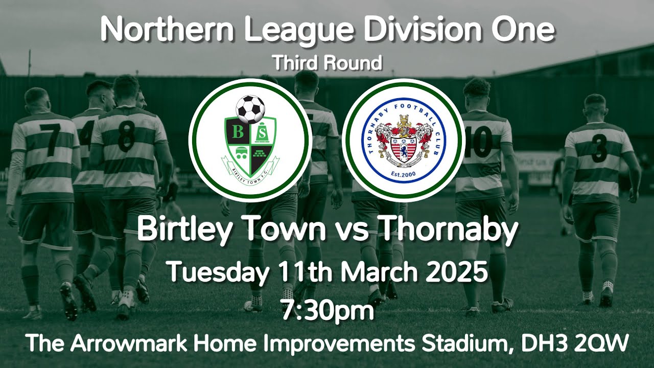 11.03.2024 | Birtley Town 5-0 Thornaby FC | Brookes Mileson League Cup