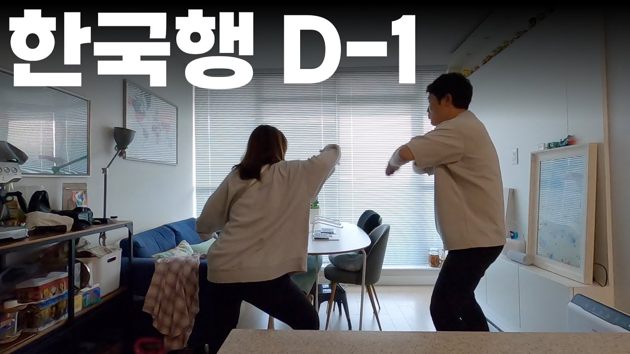 한국행 D-2부터 도착까지 3일간 브이로그 | 흥부부