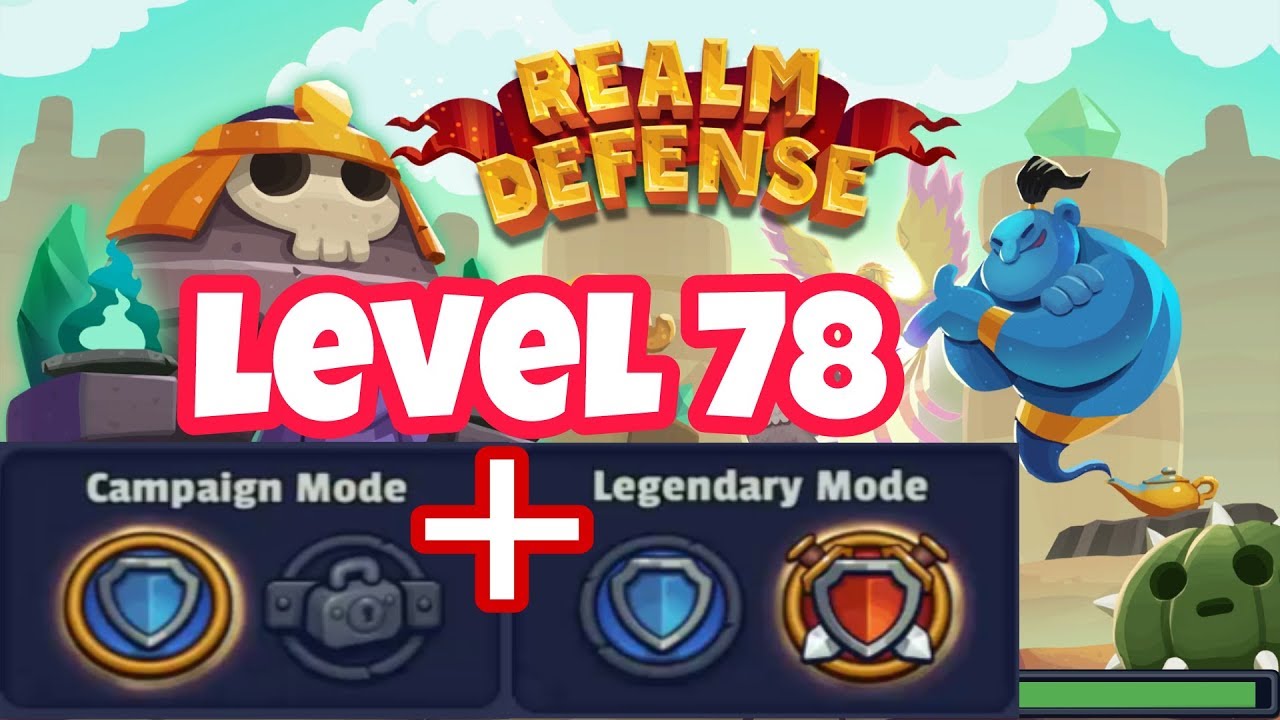 Realm Defense Level 78 Campaign And Legendary With Local Heroes