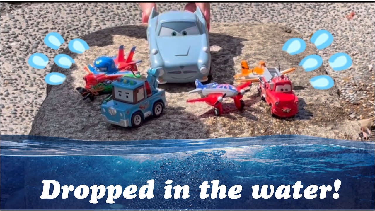 【Disney Cars】Dropped in the muddy water!  Let's make them shiny!カーズ達をピカピカにしてあげよう♪