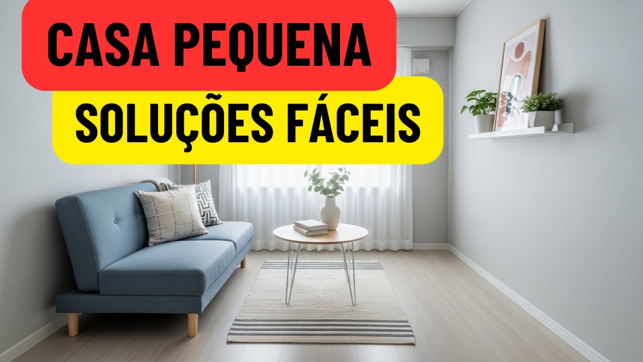🏡✨ 10 dicas para sua casa pequena parecer grande