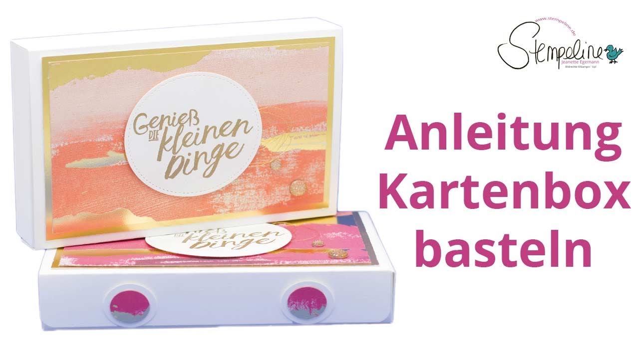 💥Anleitung Kartenbox basteln | Stampin´ Up! DIY
