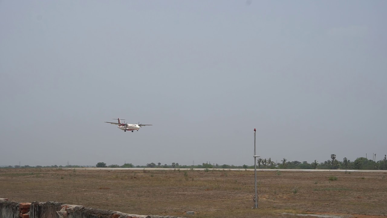 GANNAVARAM AIRPORT FLIGHT LANDING | TELUGU CORRIDOR