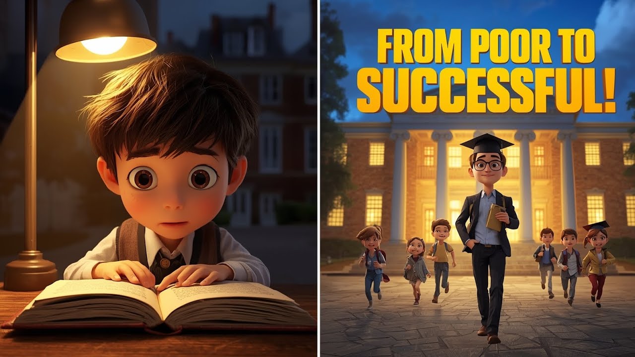 The Poor Boy Who Became Successful | Motivational Short Story For Children & Students.