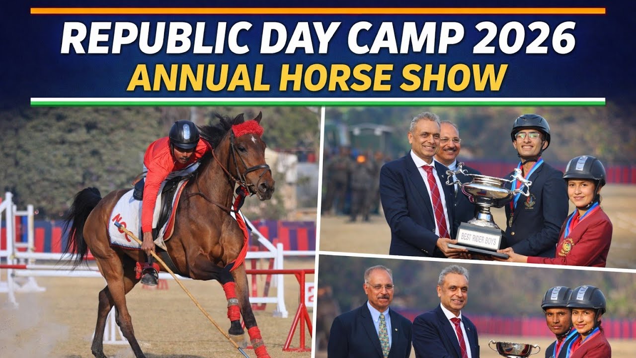 ANNUAL HORSE SHOW RDC 2026 । DELHI PARADE VIDEO । REPUBLIC DAY CAMP VIDEO । DG NATIONAL CADET CORPS