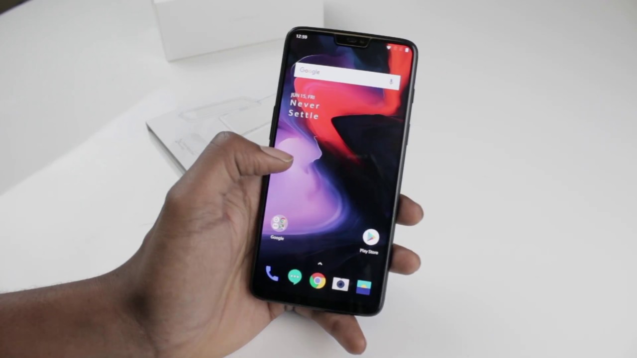 OnePlus 6 Tempered Glass Screen Protector by Orzly