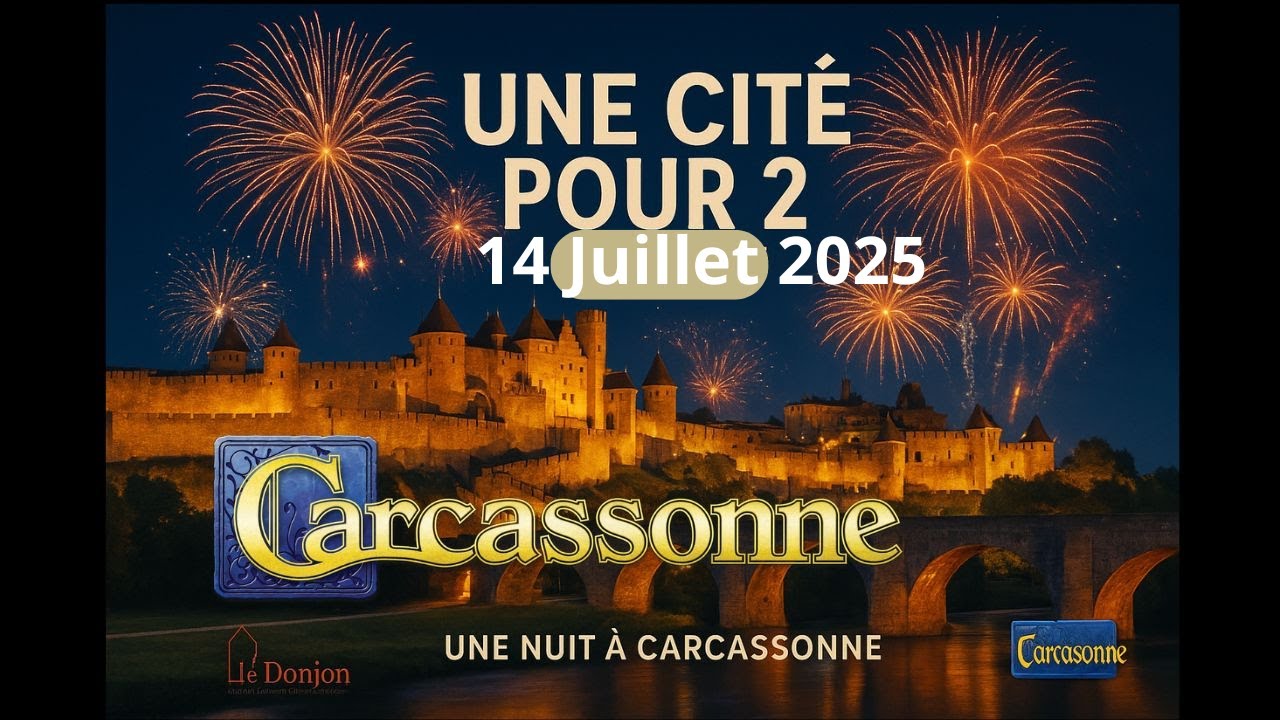 Vlog Carcassonne et alentours ( Juillet 2025) 4K VF