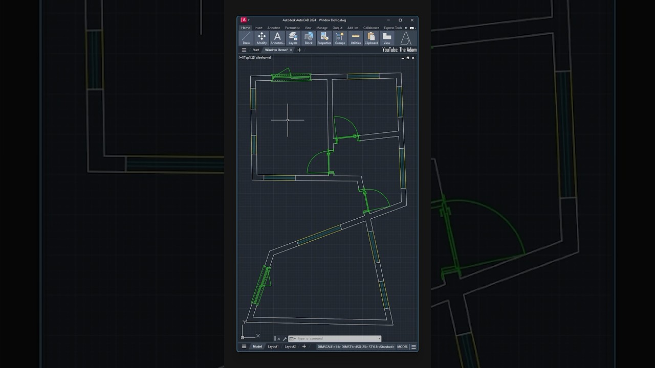 AutoCAD for Architecture - Yqarch #autocad #architecture