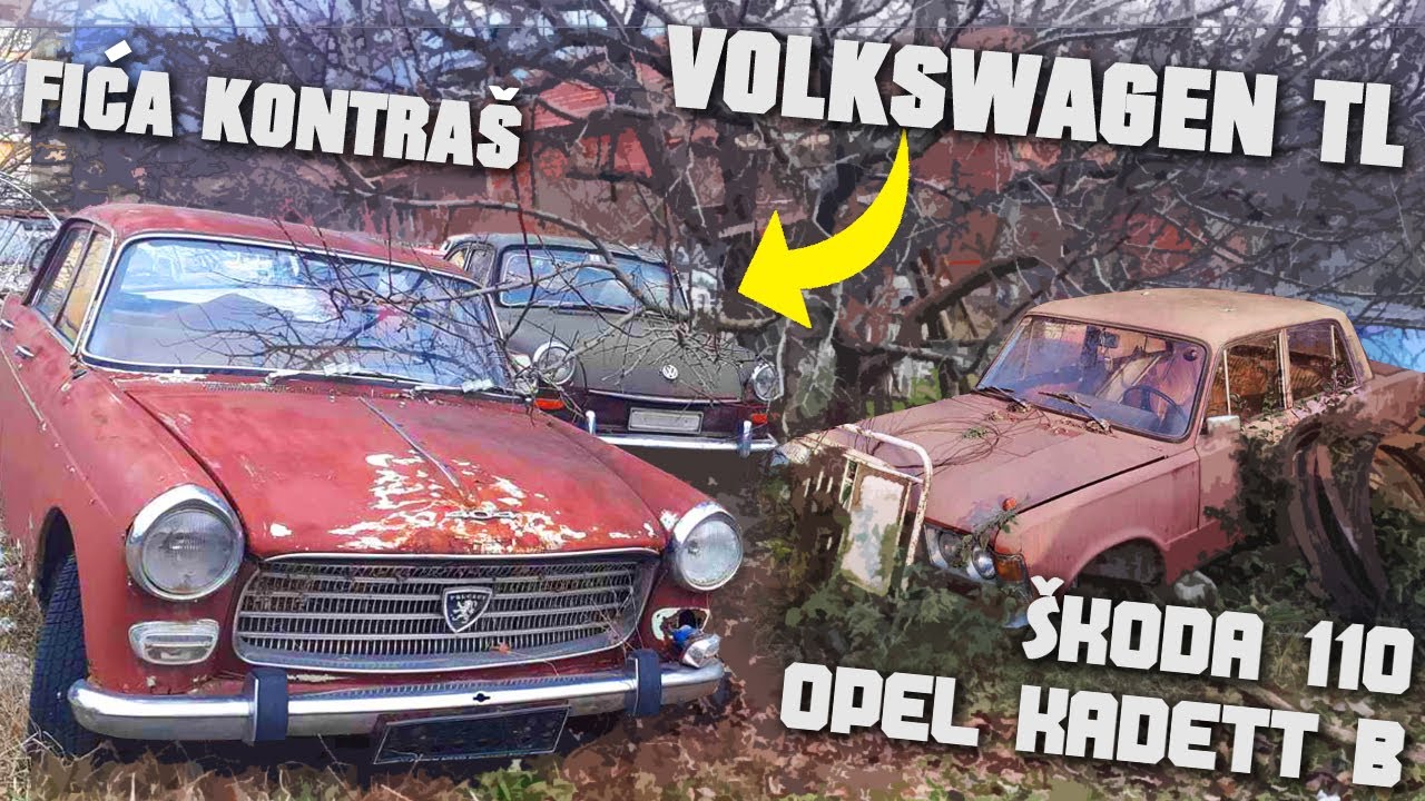 TAJNA LOKACIJA SA PREKO 40 OLDTAJMERA Volkswagen TL, Peugeot 404, Audi Quattro Coupe...