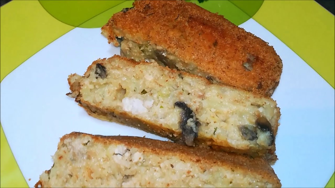 POLPETTONE DI PATATE E FUNGHI! FACILISSIMO
