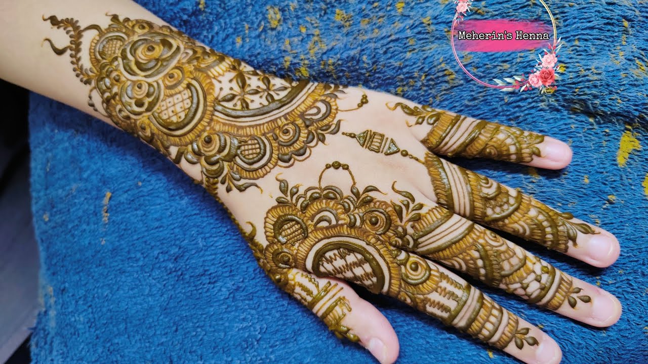 Arabic Midway Mehndi Design ❤️ 