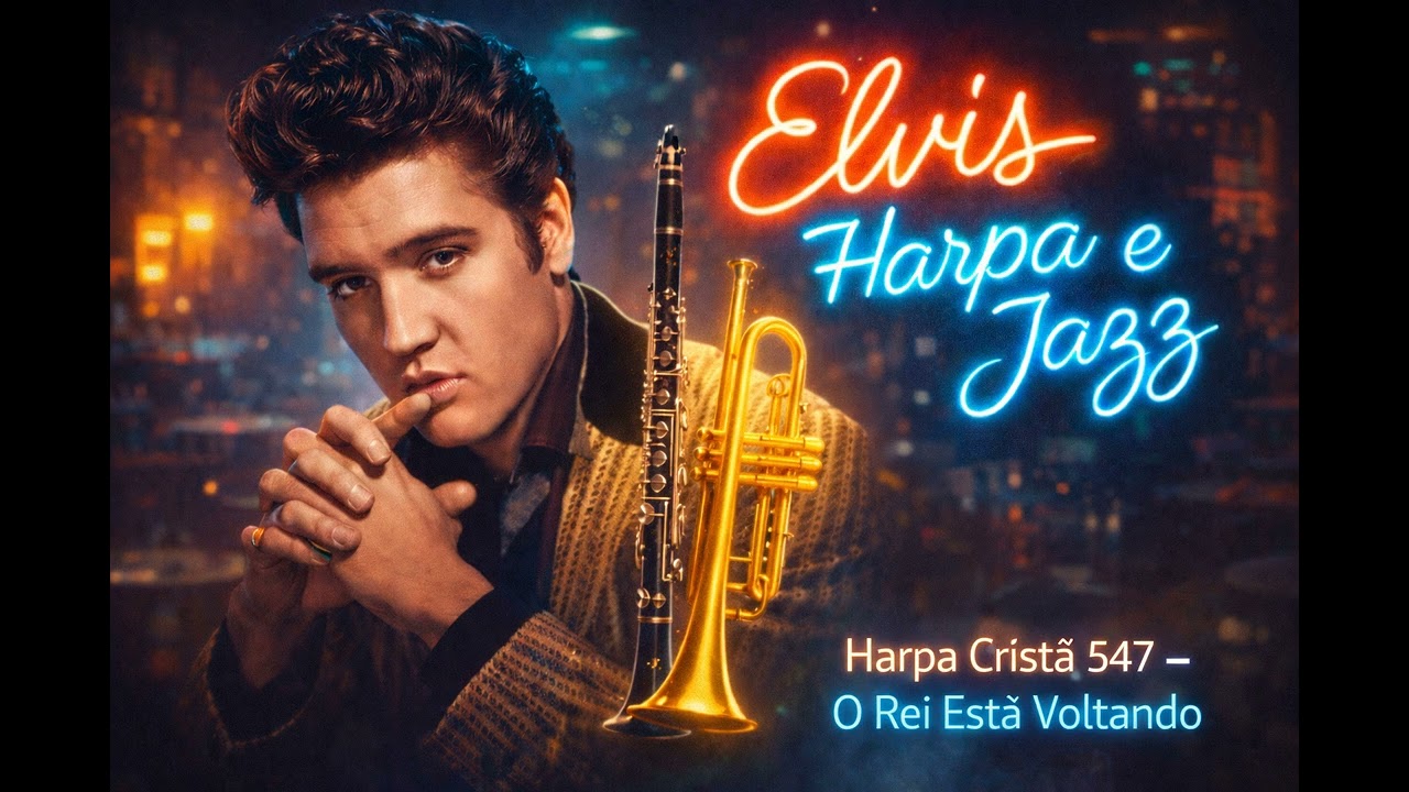 O Rei Está Voltando - Harpa Cristã 547   Elvis, Harpa e Jazz