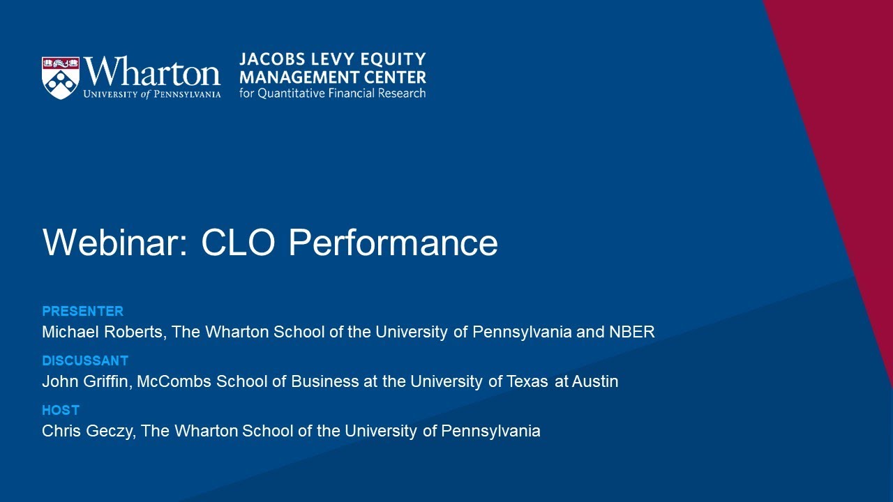 CLO Performance Webinar