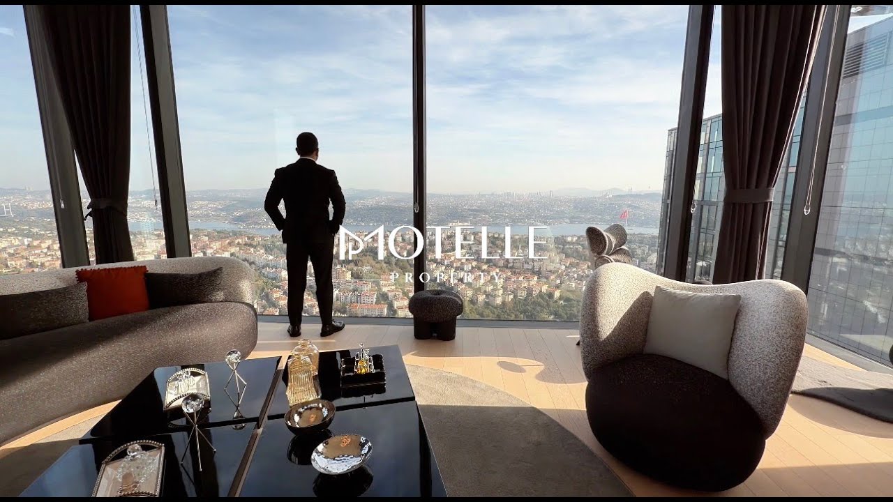 Çiftçi Towers Residence Fully Furnished 4.5+1 Luxury | Next to Zorlu Center