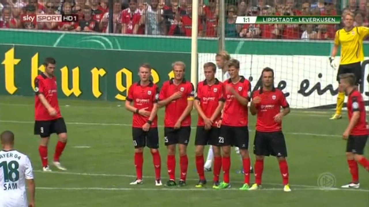 DFB Cup first round 1 SV Lippstadt 08 vs Bayer Leverkusen 1-6  03-08-13