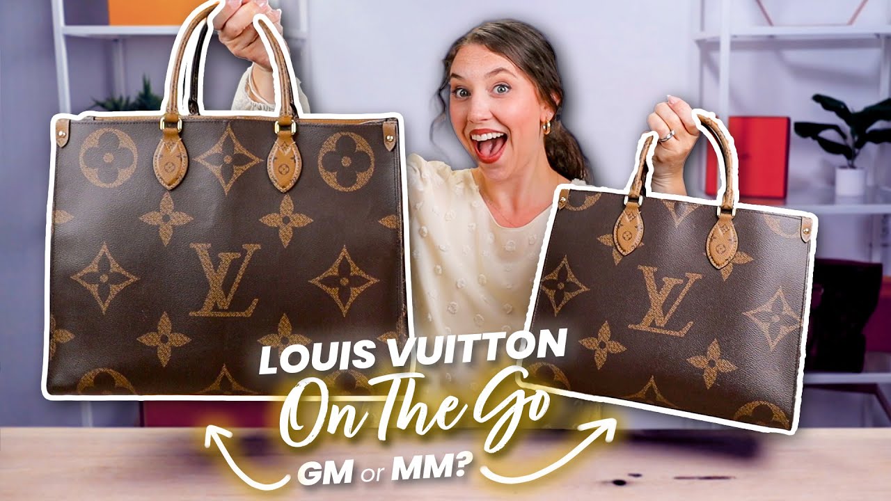 Обзор Louis Vuitton On The Go GM и MM: перевернутая монограмма | Что в моей сумке | Лучшая повсед...