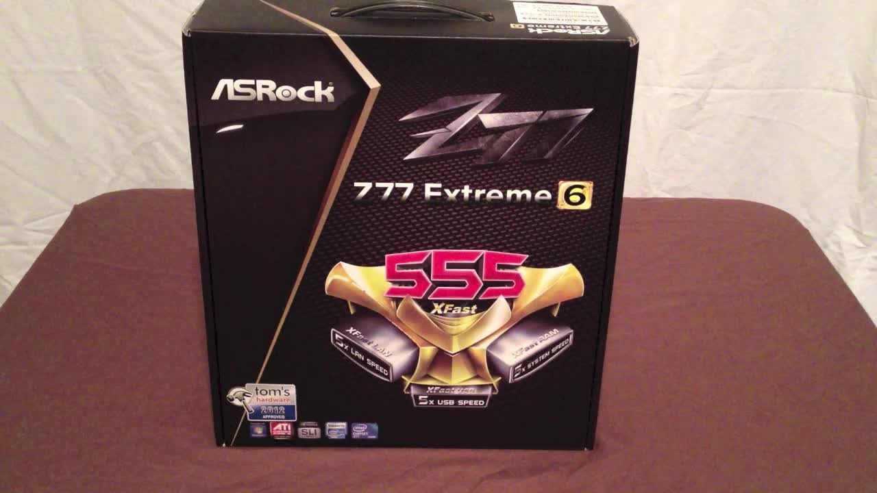 ASRock Z77 Extreme 6 Unboxing