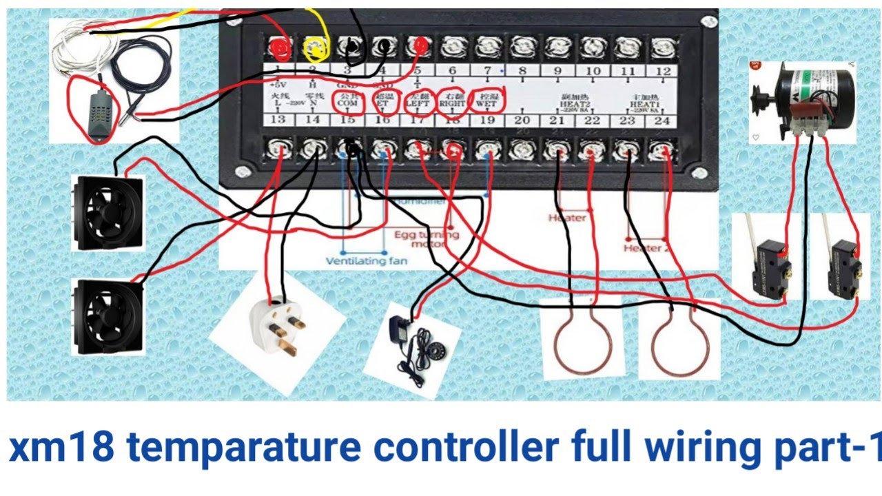 xm18 temparature controller full wiring !! xm18 chi vayaring kashi karavi ? xm18 wiring
