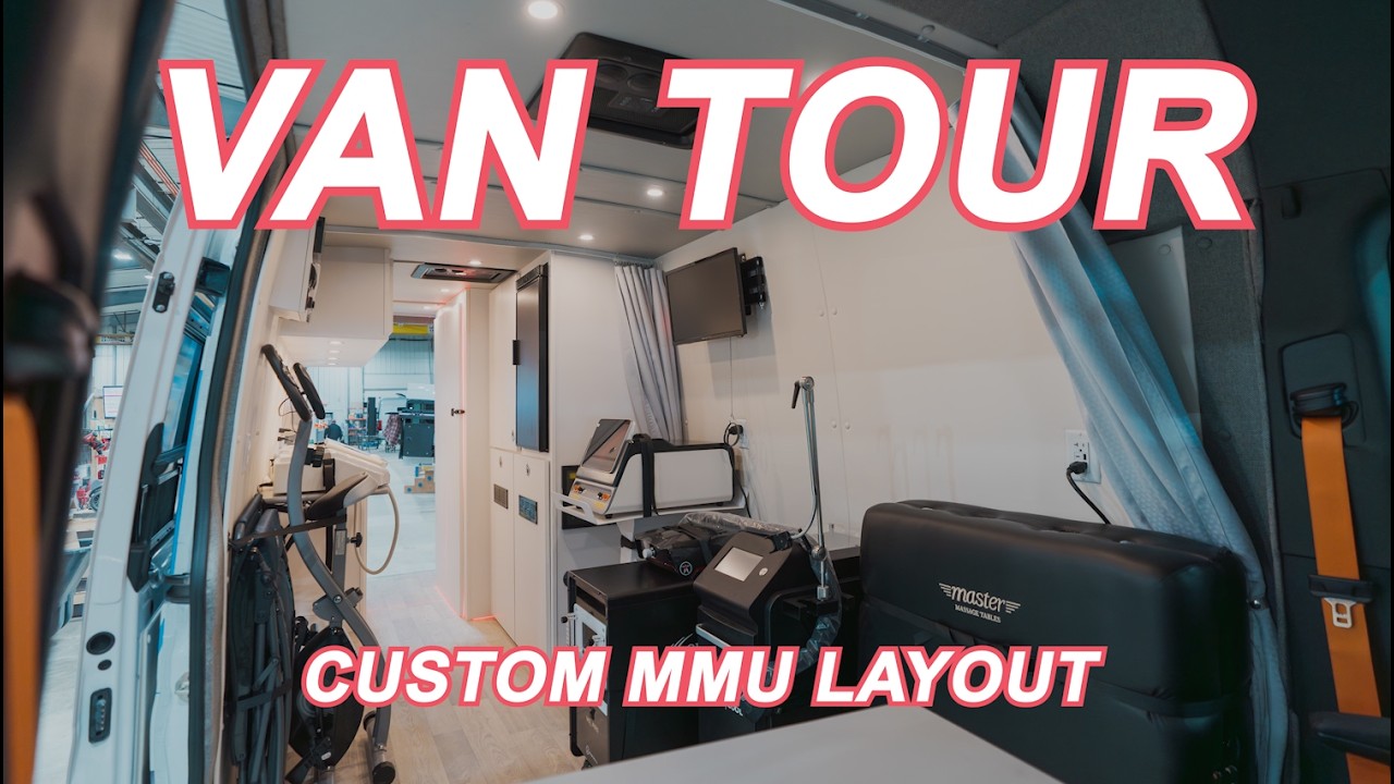 Red Light Therapy Room - Wellness & Recovery - Custom Mobile Medical Unit Van Tour