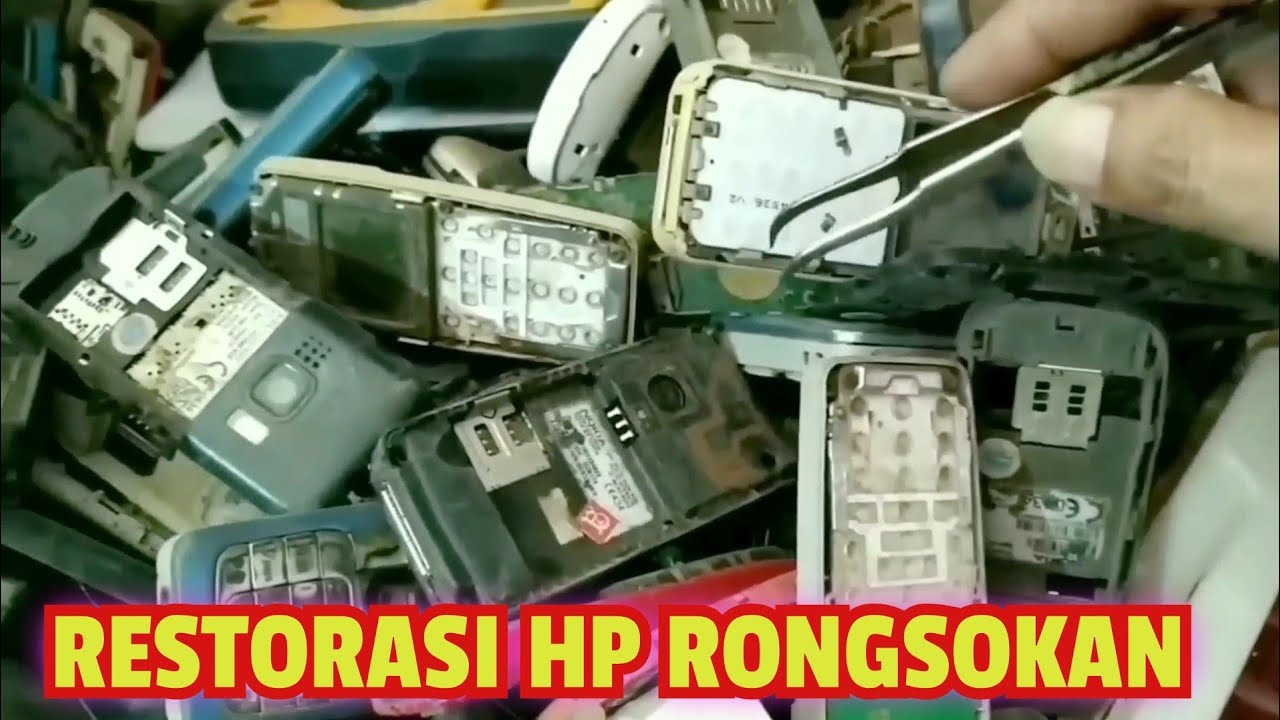 Restorasi HP Rongsokan Nokia jadoel usia 23 tahun