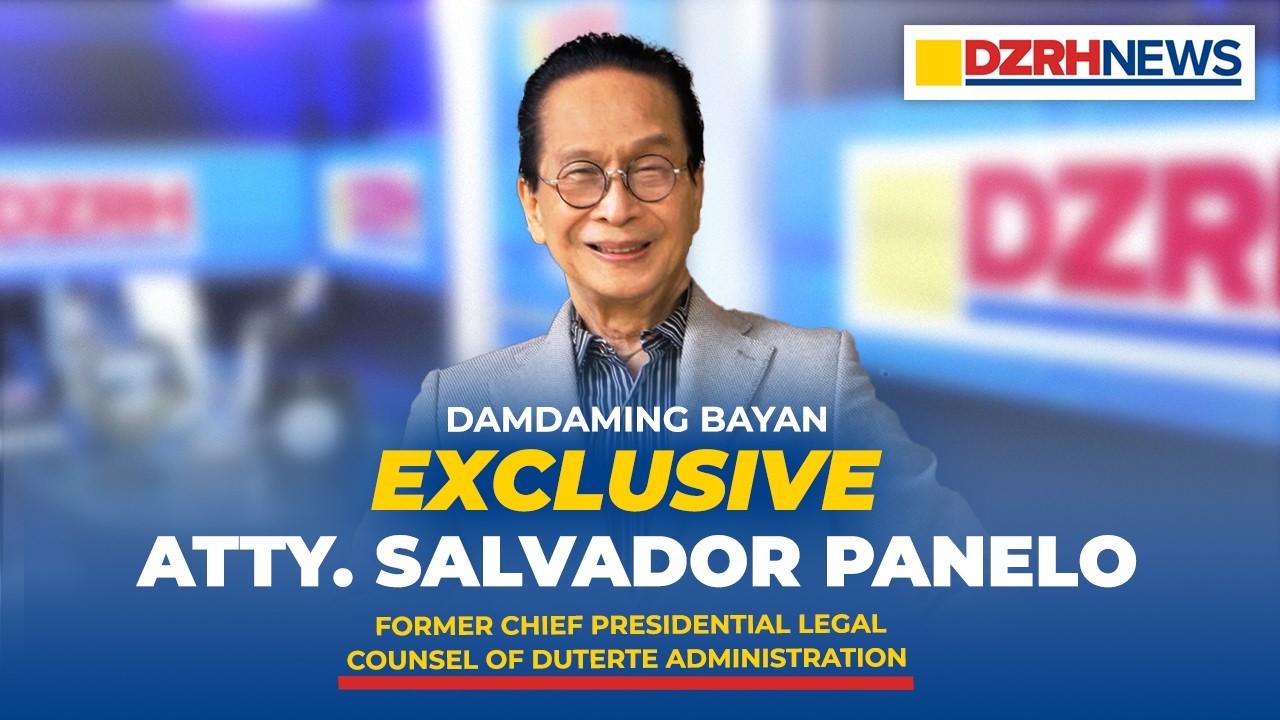 FULL INTERVIEW: Former Chief Presidential Legal Counsel of Duterte Admin, Atty. Salvador Panelo