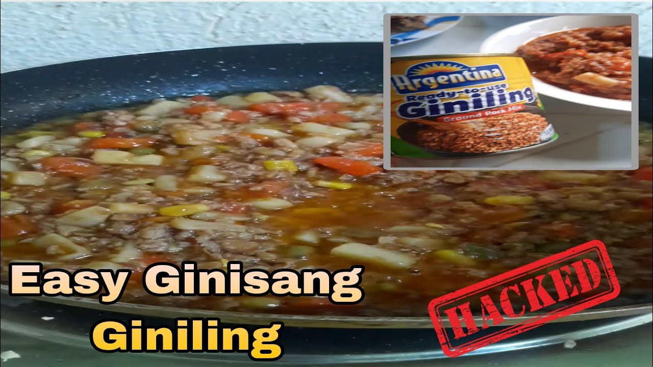 How to cook : Giniling with Mix Veggies ( Using Argentina Ready to use Giniling)... super sarap😋